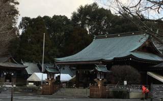 新春を待つ健軍神社・熊本市東区