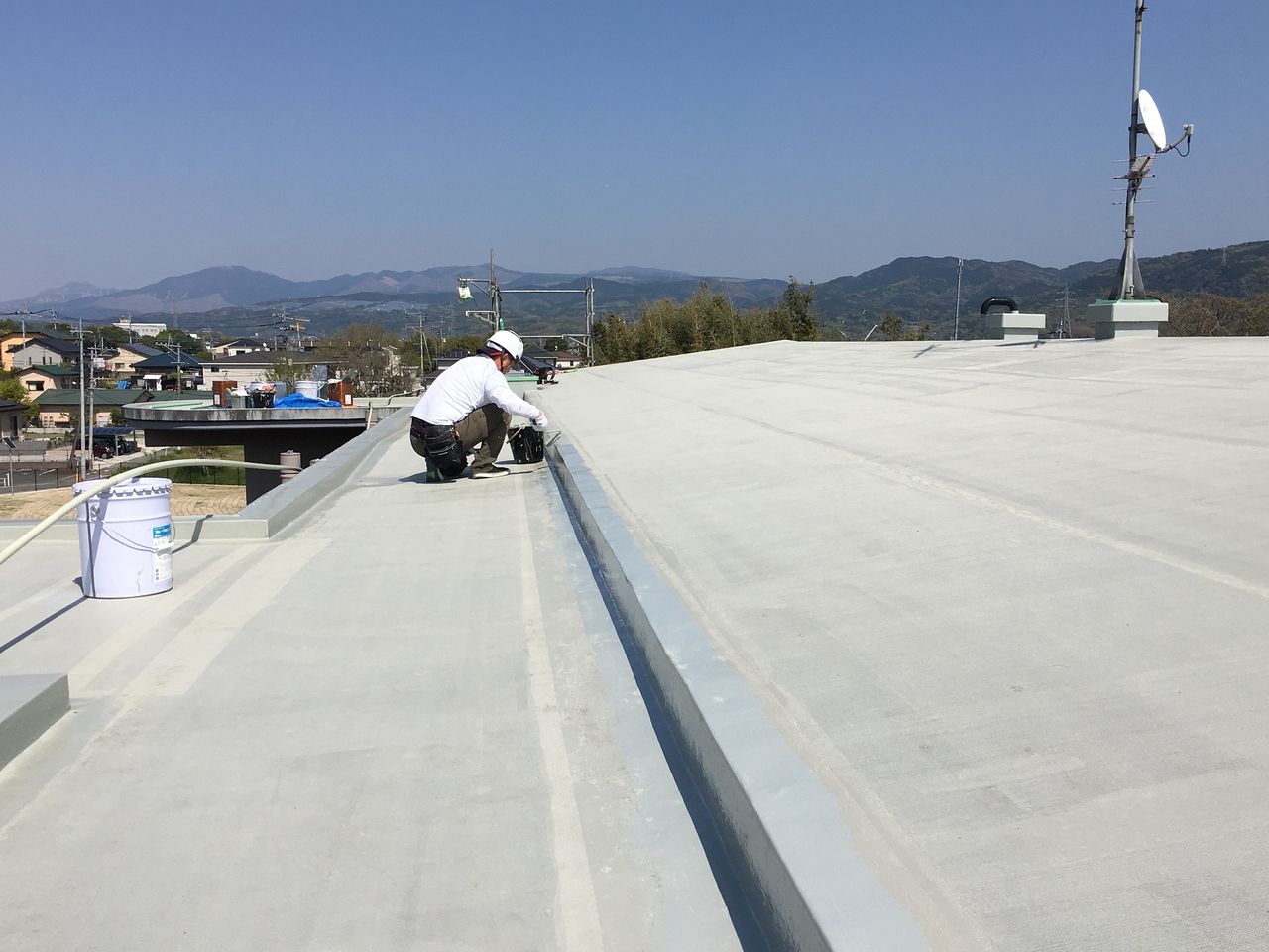 カサグランデ弐番館の屋上防水工事