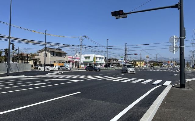 県道・熊本高森線・益城町広崎で一部開通